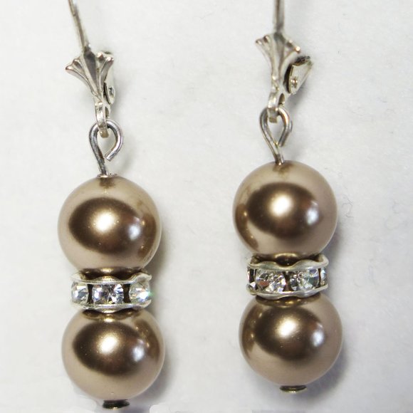 Austrian Crystal Element and Pearl Set 17" NWT - Picture 6 of 6